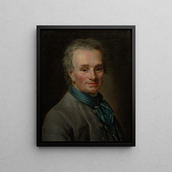 Portret van Jean Baptiste Lemoyne de Jonge - Elisabeth Louise Vigée Le Brun — ingelijst kunstwerk aan de muur