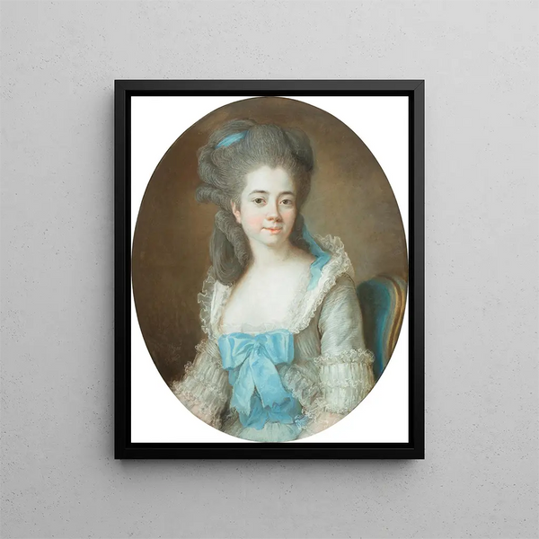 Portret van Madame Aignan de Sanlot - Elisabeth Louise Vigée Le Brun — ingelijst kunstwerk aan de muur