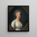 portret van Marie-Antoinette 1755-1793 - Elisabeth Louise Vigée Le Brun — ingelijst kunstwerk aan de muur