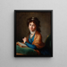 portret van Natalia Zakharovna Kolycheva née Hitrovo - Elisabeth Louise Vigée Le Brun — ingelijst kunstwerk aan de muur