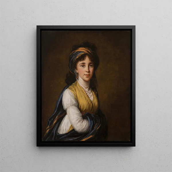 Portret van prinses Belozersky - Elisabeth Louise Vigée Le Brun — ingelijst kunstwerk aan de muur