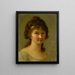 Portret van een dame - Elisabeth Louise Vigée Le Brun — ingelijst kunstwerk aan de muur