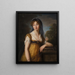 Portret van een vrouw - Elisabeth Louise Vigée Le Brun — ingelijst kunstwerk aan de muur