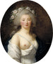 Portret van een jonge vrouw in Flore - Elisabeth Louise Vigée Le Brun — weergave van het kunstwerk