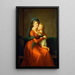 Portret van prinses Alexandra Golitsyna en haar zoon Piotr - Elisabeth Louise Vigée Le Brun — ingelijst kunstwerk aan de muur