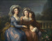 La marquise de Pezay et la marquise de Roug avec ses fils Alexis et Adrien - Elisabeth Louise Vigée Le Brun — weergave van het kunstwerk