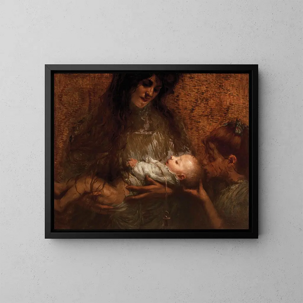 Good night - Eliseu Visconti — framed artwork on a wall