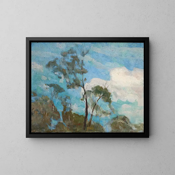 Cu de Teresópolis - Eliseu Visconti — framed artwork on a wall