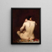 The woman's back - Eliseu Visconti — framed artwork on a wall