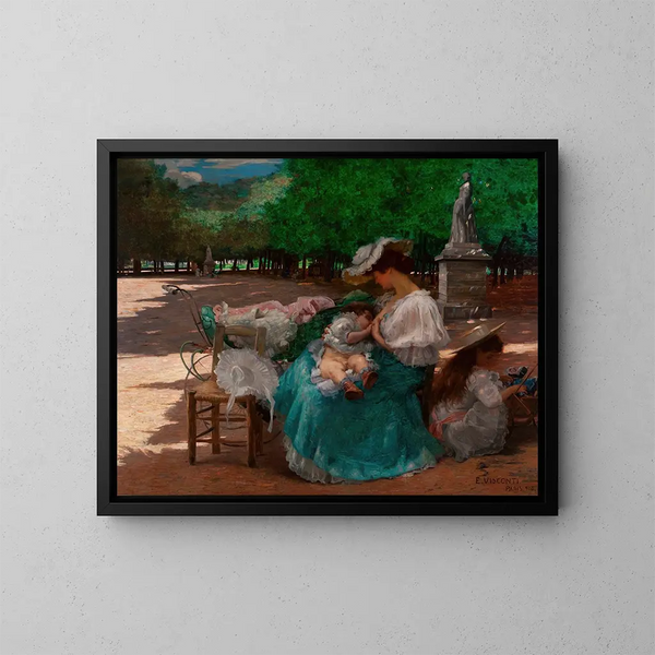 Maternité - Eliseu Visconti — framed artwork on a wall