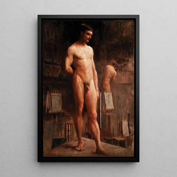 Reproduction of the painting Male nude painting front view - Eliseu Visconti