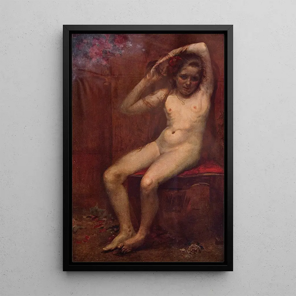 Spring Painting - Eliseu Visconti — framed artwork on a wall