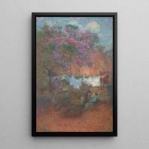 Carêmes Painting - Eliseu Visconti — framed artwork on a wall