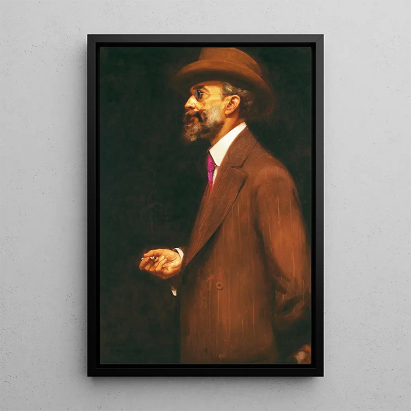 Reproduction of the painting Portrait of Gonzaga Duque - Eliseu Visconti