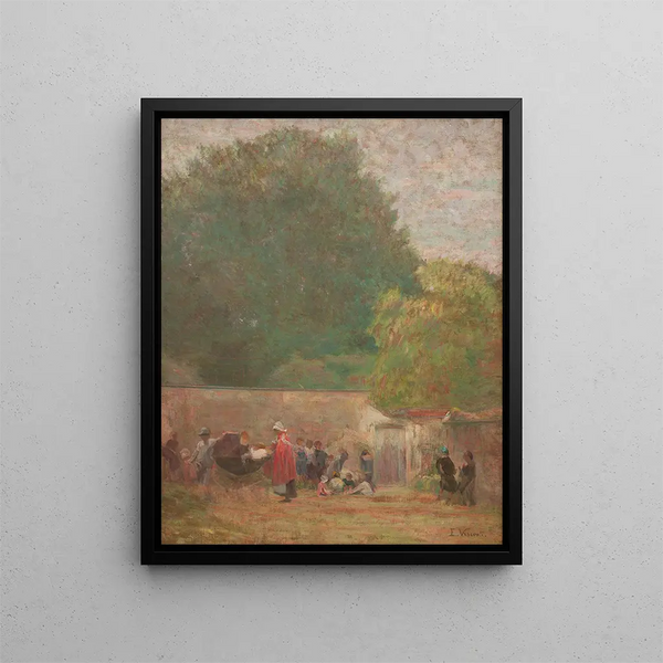 Sint Hubert - Eliseu Visconti — ingelijst kunstwerk aan de muur