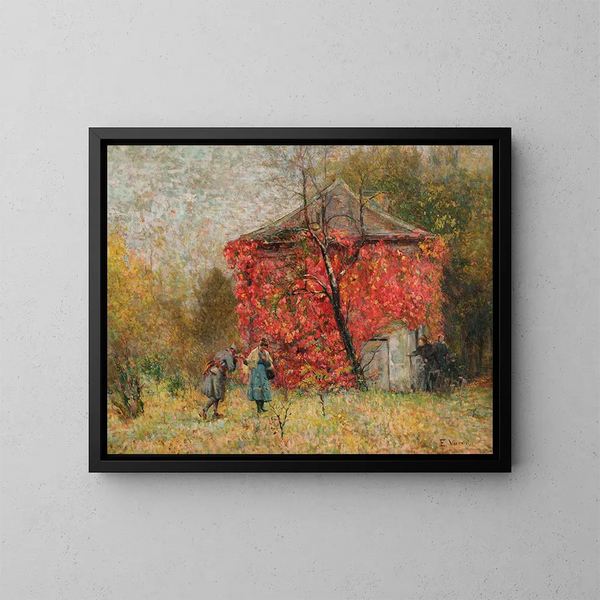Retour dans les tranchées - Eliseu Visconti — framed artwork on a wall
