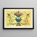 Ornament Lodewijk XIV II - Elizabeth A Nedwill — ingelijst kunstwerk aan de muur