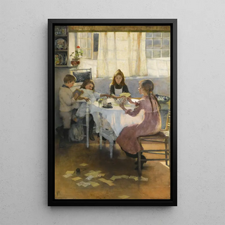 Elizabeth Adela Forbes - A Game of Old Maid.webp