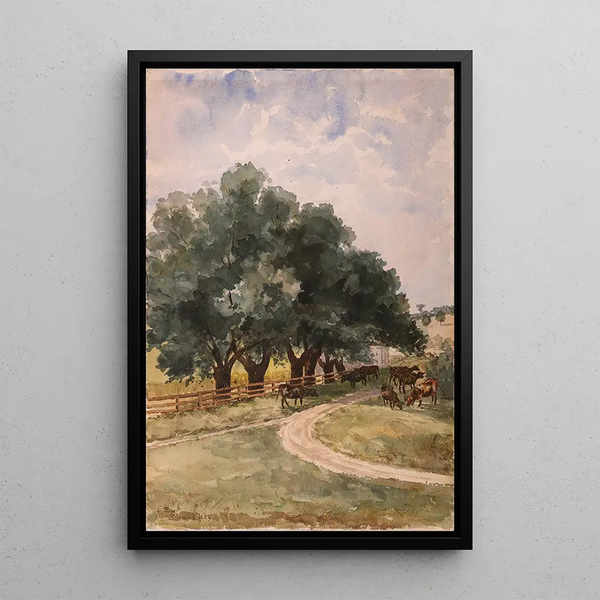 Richmond - Elizabeth Boott Duveneck — ingelijst kunstwerk aan de muur