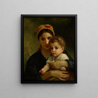 Elizabeth Jane Gardner Bouguereau - Copy of Young Girl and Child.webp