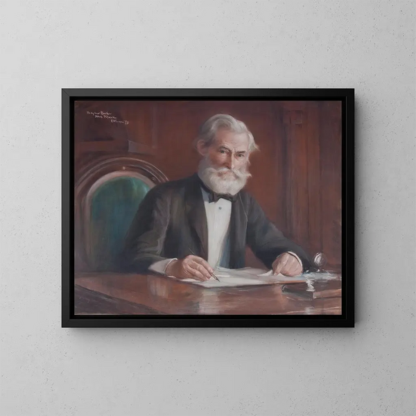 Benn Pittman - Elizabeth Nourse — framed artwork on a wall