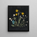 van een papier uitgesneden bloemenalbum pl. 06 - Ellen W. — ingelijst kunstwerk aan de muur
