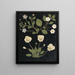 Album de bloemen in papier gesneden pl. 11 - Ellen W. — ingelijst kunstwerk aan de muur