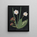 W bloemenalbum in papier gesneden schilderij pl. 18 - Ellen W. — ingelijst kunstwerk aan de muur