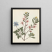 van een papiergesneden bloemenalbum Pl20 - Ellen W. — ingelijst kunstwerk aan de muur