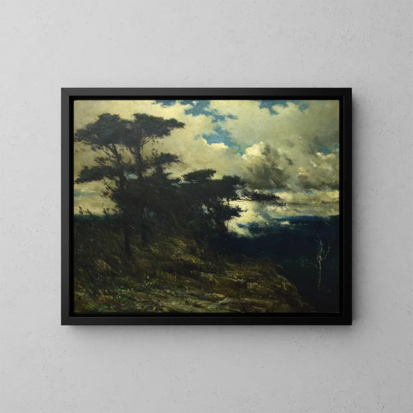 Mountain Landscape Painting - Elliott Daingerfield — framed artwork on a wall