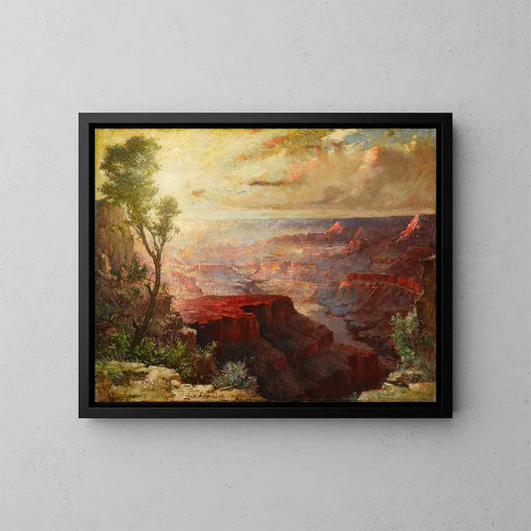 The Grand Canyon - Elliott Daingerfield — framed artwork on a wall