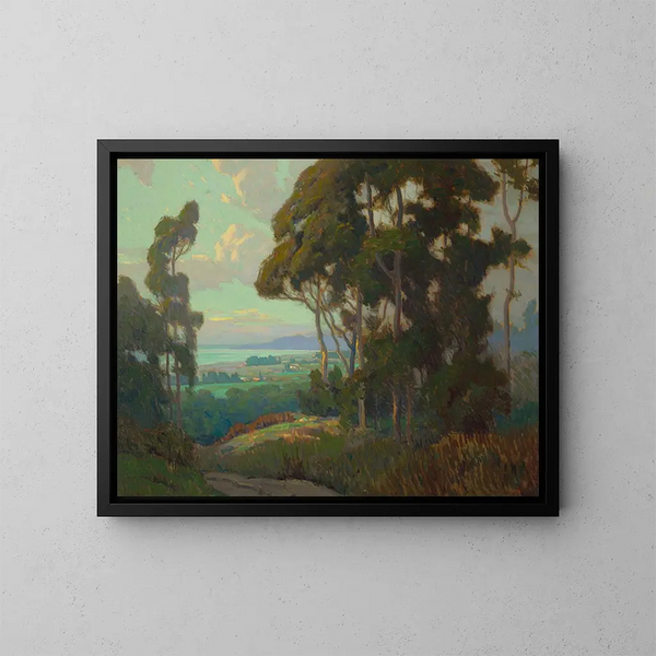 La route vers la mer - Elmer Wachtel — framed artwork on a wall