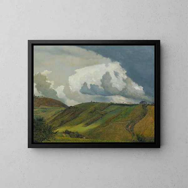 Before a Storm - Emanuel Baschny — framed artwork on a wall