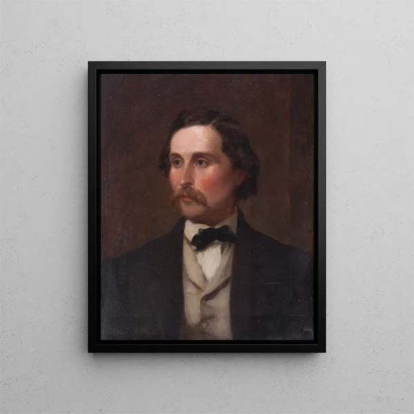 Nathan Flint Baker - Emanuel Gottlieb Leutze — framed artwork on a wall