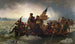 Washington die de Delaware oversteekt - Emanuel Gottlieb Leutze — weergave van het kunstwerk