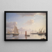 Vue van Langelinie richting de Koninklijke scheepswerven bij Nyholm Kopenhagen ochtendlicht - Emanuel Larsen — ingelijst kunstwerk aan de muur