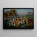 Neptune en de waternimfen - Emanuel Oberhauser — ingelijst kunstwerk aan de muur