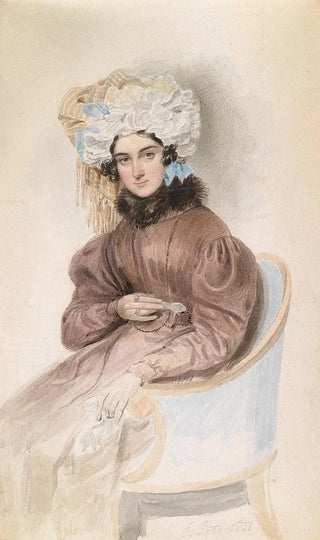 Emanuel Thomas Peter - Bildnis einer sitzenden Dame mit Rschenhaube.webp
