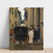 Reproduction of the painting Embarkation in the carriage, Rome - Raffaello Sorbi