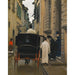 Reproduction of the painting Embarkation in the carriage, Rome - Raffaello Sorbi