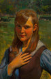 Portret van jonge meisje - Emil Alexay Olexk — weergave van het kunstwerk