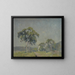 Landschap met bomen - Emil Carlsen — ingelijst kunstwerk aan de muur