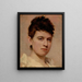 Portret van een jonge vrouw - Emil Carlsen — ingelijst kunstwerk aan de muur