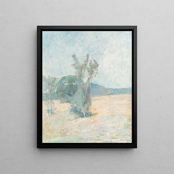 Spring Painting - Emil Carlsen — framed artwork on a wall