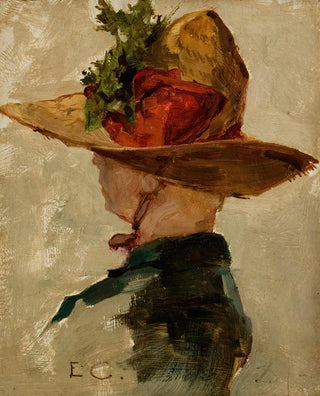 Emil Carlsen - Woman with a Hat.webp