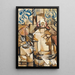Cubist Composition Painting - Emil Filla — framed artwork on a wall
