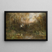 Lever de lune dans la Praterau - Emil Jakob Schindler — ingelijst kunstwerk aan de muur