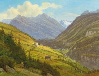 Emil Ludwig Lhr - Scene from the Gasteinertal.webp