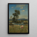 Idylle à trois - Emil Lugo — framed artwork on a wall