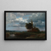 Autumn Atmosphere Painting - Emil Lugo — framed artwork on a wall